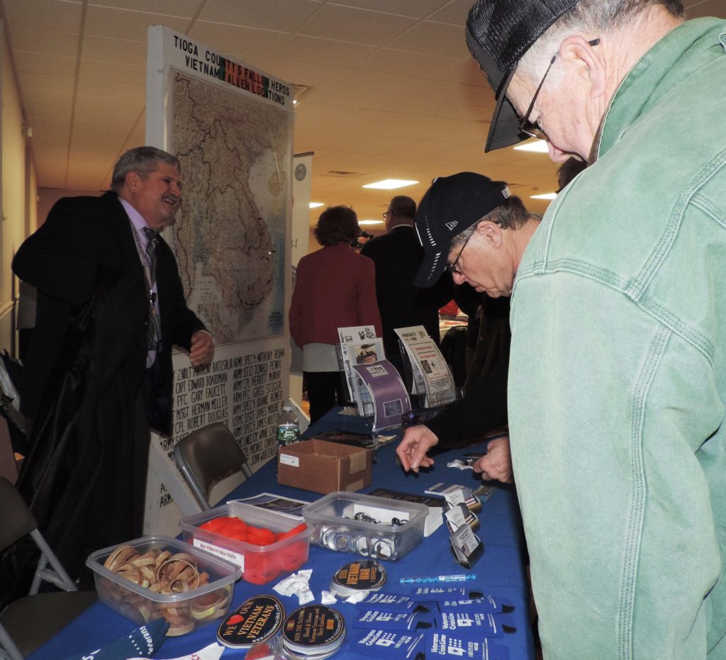 Vietnam veterans welcomed home; Tioga County designated a Purple Heart County