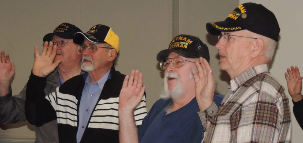 Vietnam veterans welcomed home; Tioga County designated a Purple Heart County