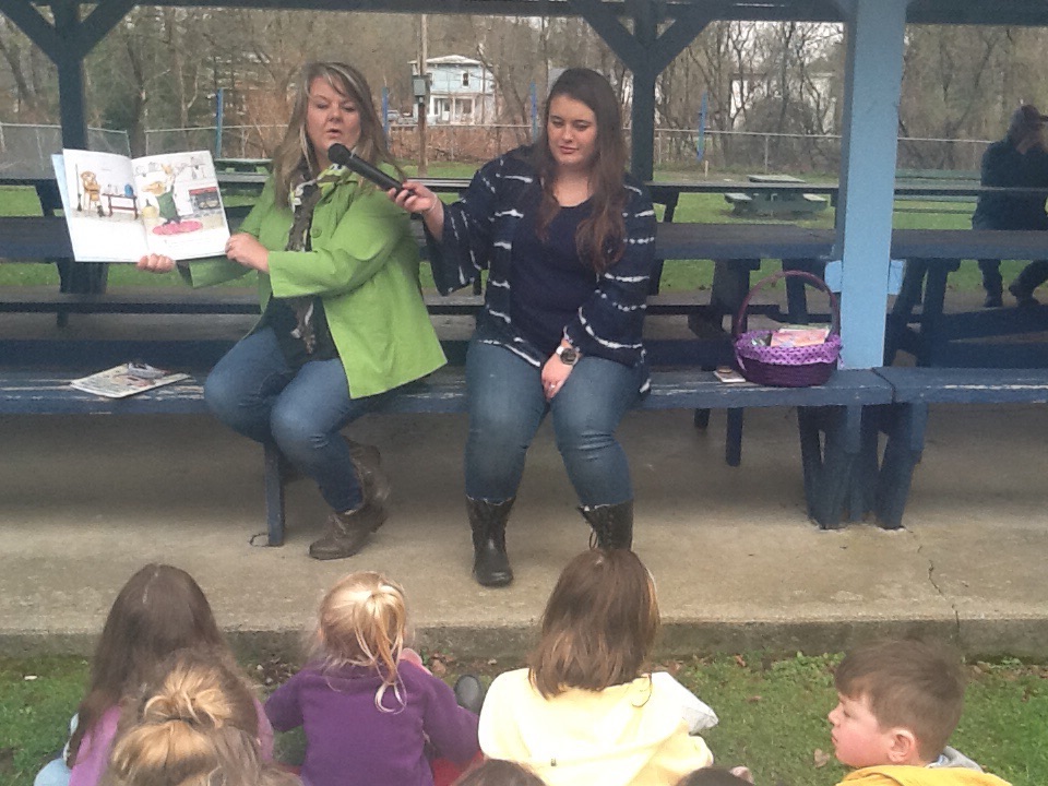 Inspire holds annual egg hunt and storytelling time