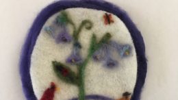 Needle Felting at the Bement Billings Farmstead