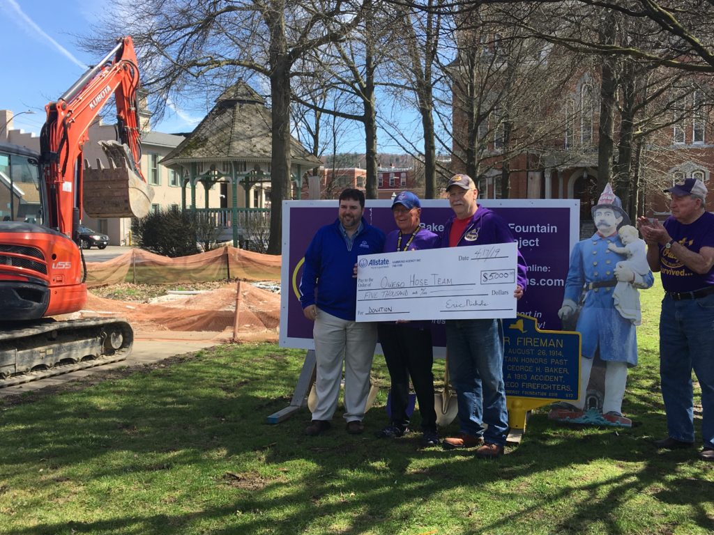 Groundbreaking held at Baker Fireman’s Fountain