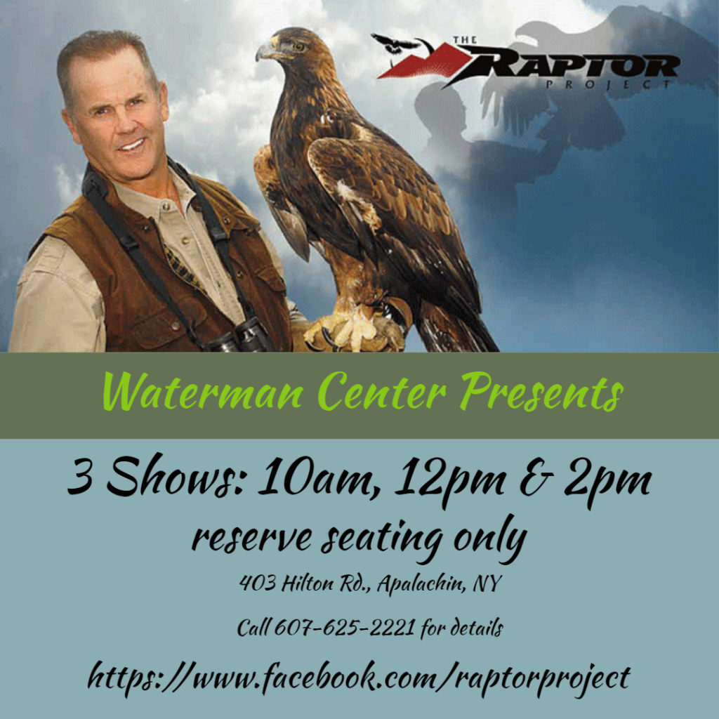 Waterman Conservation Education Center presents ‘The Raptor Project’