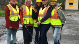 Candor Auxiliary performs roadside clean up