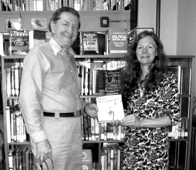 Che-Hanna Rock & Mineral Club presents book to Athens Public Library