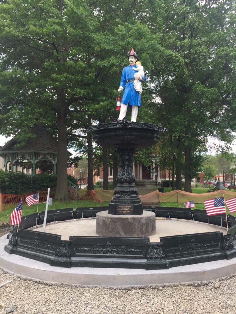 Fireman's Fountain is back!