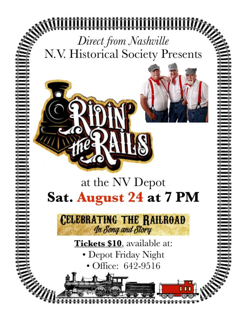 Ridin’ the Rails to perform at Newark Valley Depot