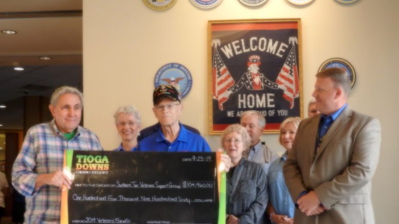 Tioga Downs continues to support veterans, in a big way!