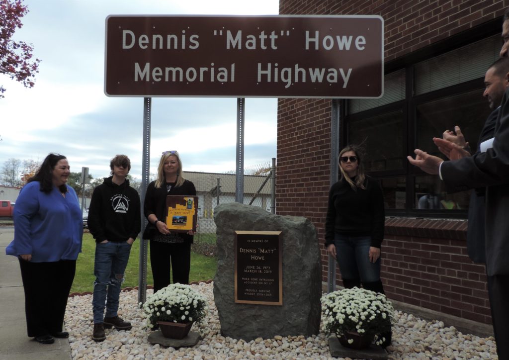 Highway officially dedicated to Dennis ‘Matt’ Howe