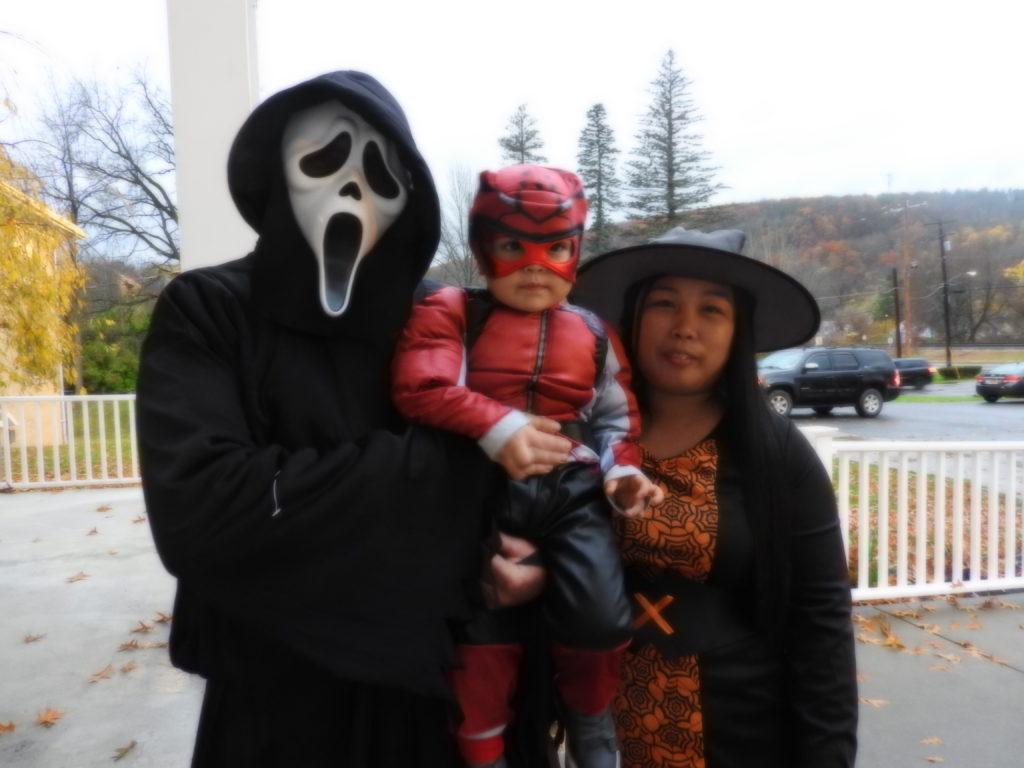 Halloween met with rain and frightening storms