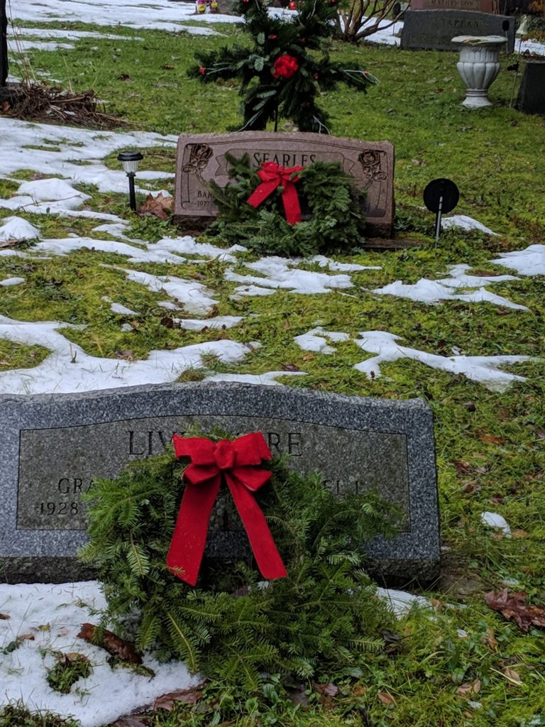 Wreaths placed at Highland Cemetery in Richford