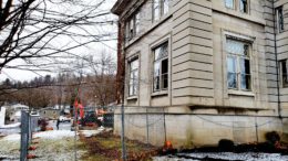 Construction begins at the Coburn Free Library
