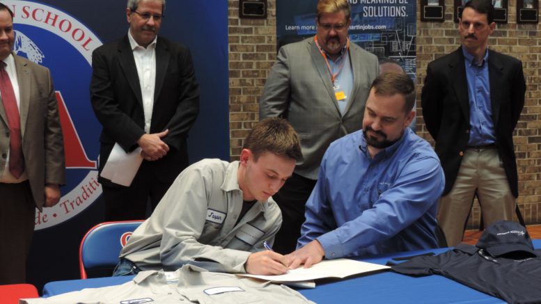 OFA Senior signs with Lockheed Martin