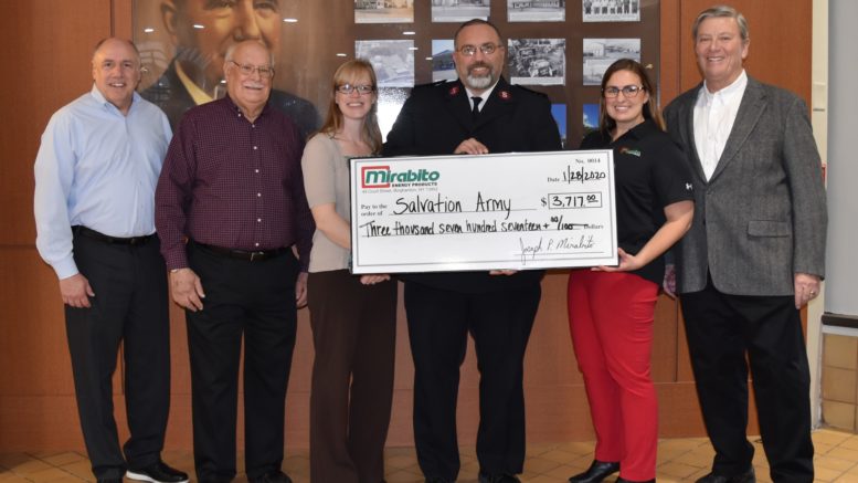 Mirabito Energy donates to the Salvation Army