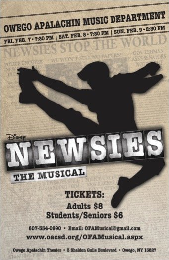 Performances of the musical, Newsies, begin on Friday at the OA Theater
