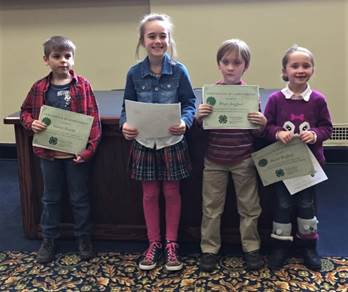 Youth demonstrate public speaking skills at Tioga County 4-H Public presentations event