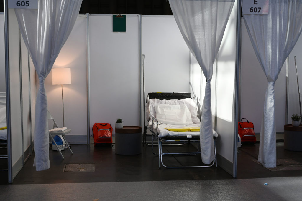 First 1,000-bed temporary hospital completed at the Jacob Javits Convention Center