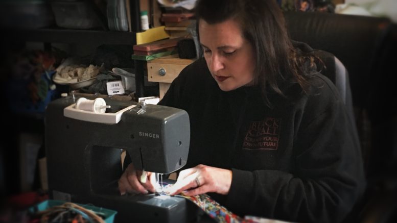 Lending a hand - one stitch at a time
