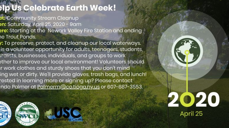 20th Annual Stream Cleanup taking place April 20-26