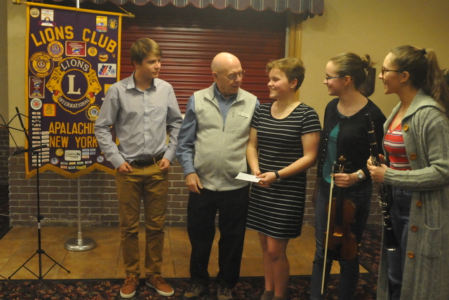 Apalachin Lions support student fundraising efforts