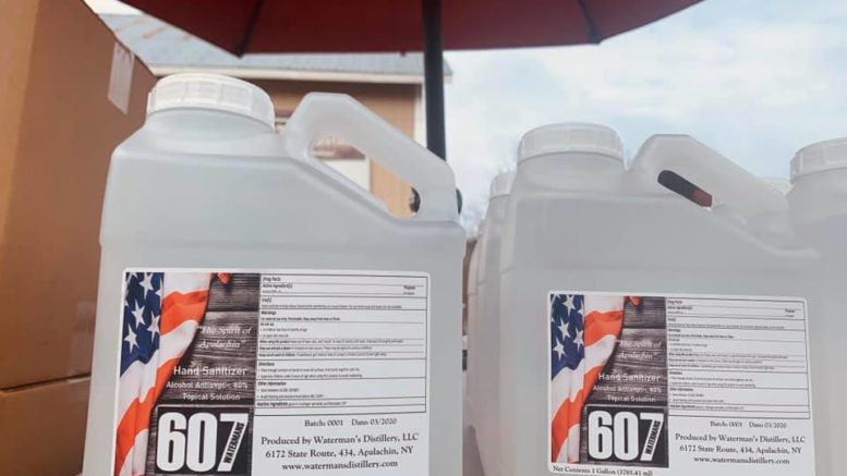 Distillery transforms, creates hand-sanitizer instead