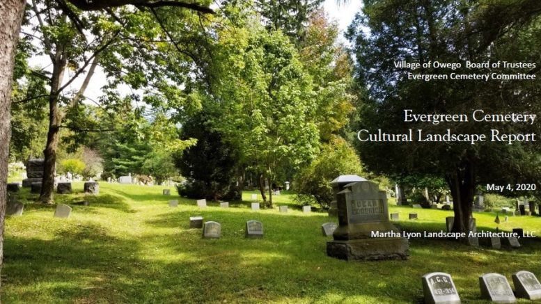 Landscape Architect reports on Owego’s Evergreen Cemetery