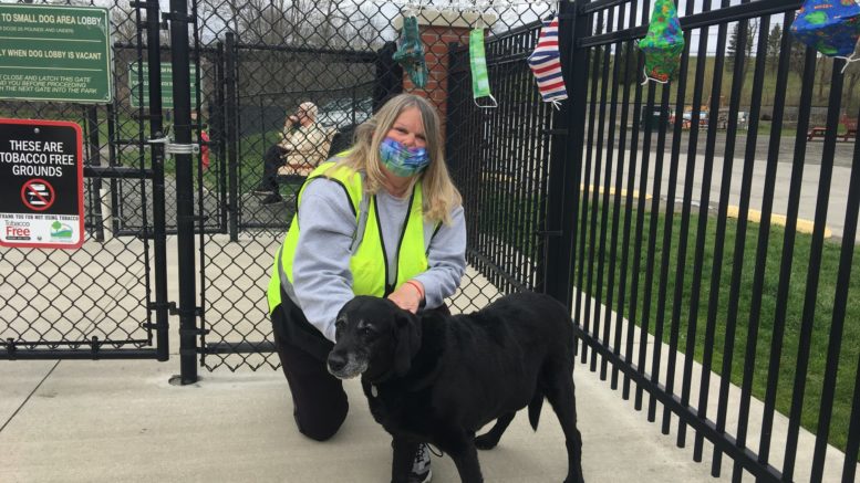 Crafters donate masks to benefit dog park patrons