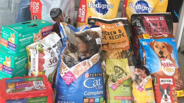 Pet food drive-thru helping furry friends during pandemic