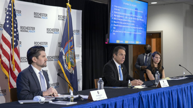 Governor announces three regions ready to begin opening on May 15