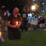 Candlelight vigil held in Owego for George Floyd