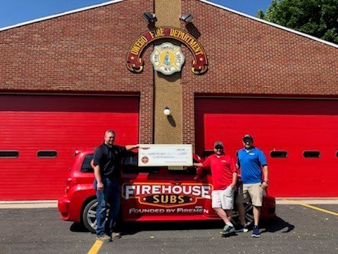 Hose Team Kicks Off Steamer Effort with Fire House Subs