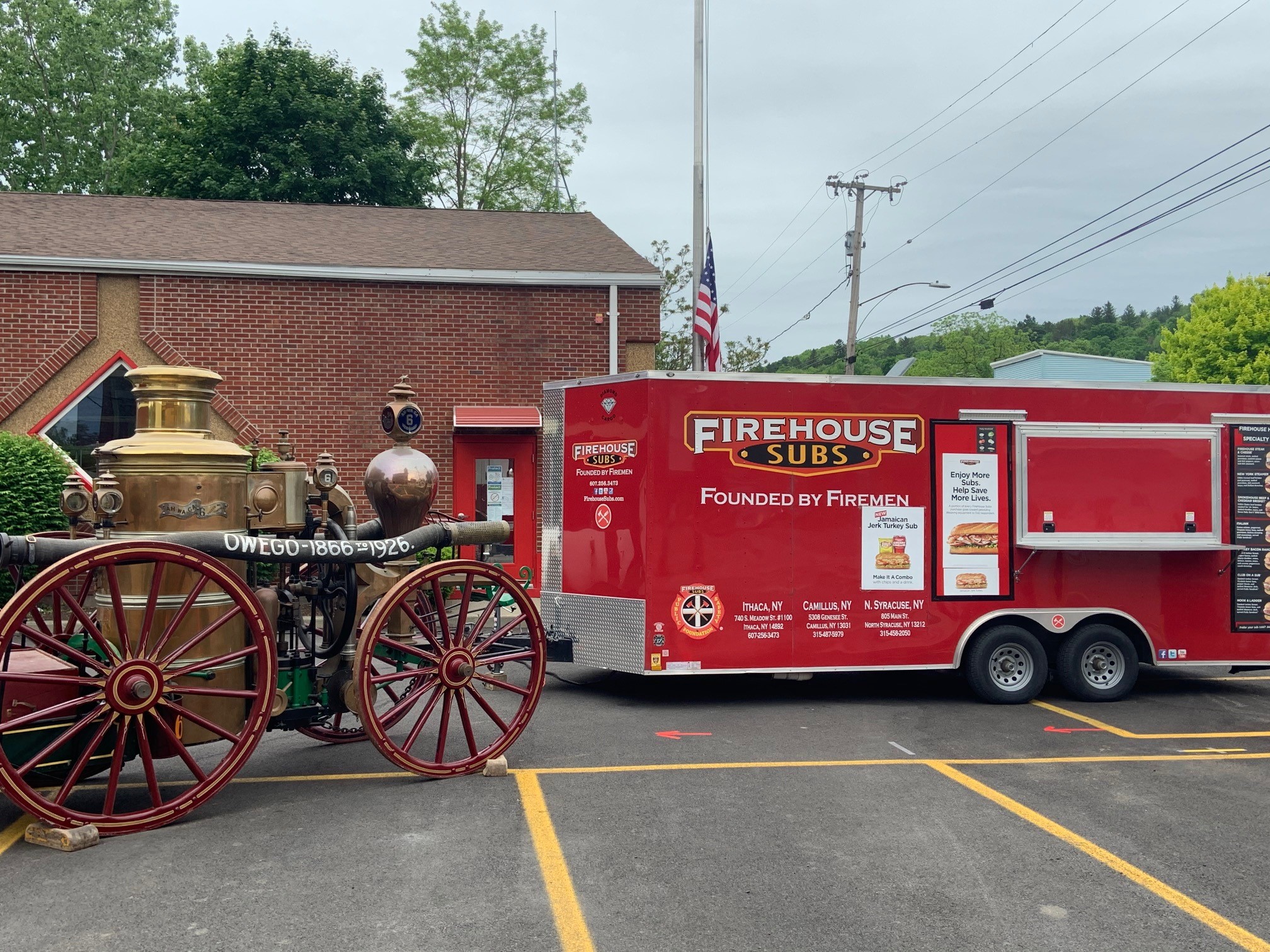 Hose Team Kicks Off Steamer Effort with Fire House Subs