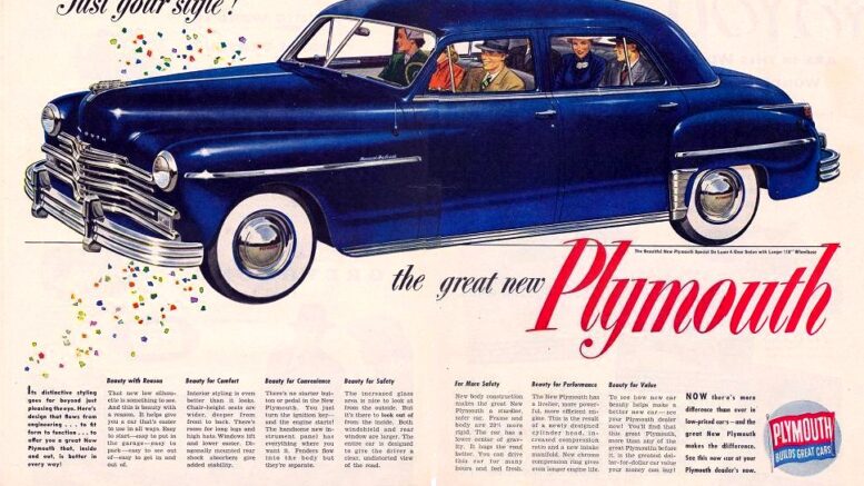 Cars We Remember - Chrysler Corporation Memories 1949 and a special 1950 Plymouth