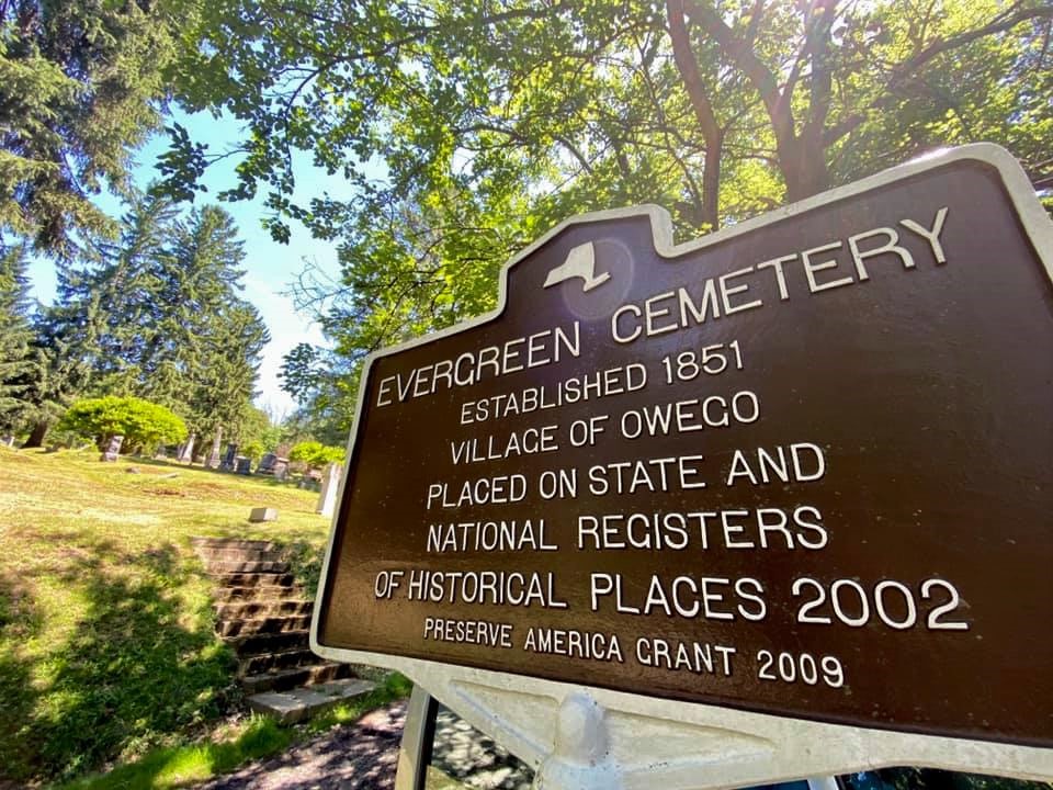 Evergreen Cemetery in the spotlight Owego Pennysaver Press