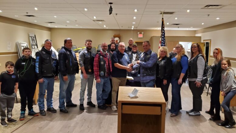 Vestal Elks receive donation from the Blue Brothers LEMC
