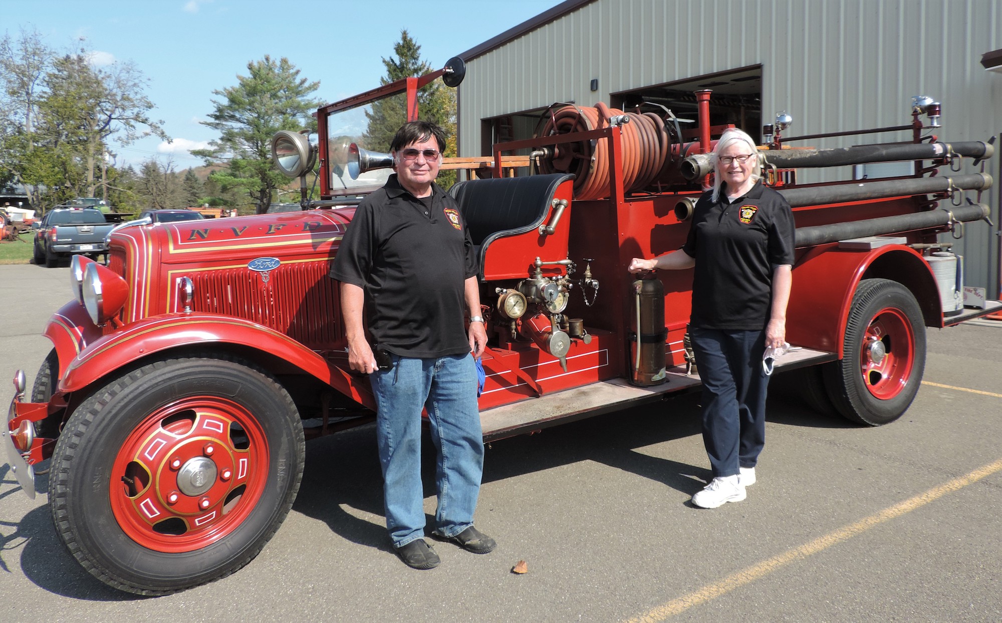 A fire truck’s incredible journey home