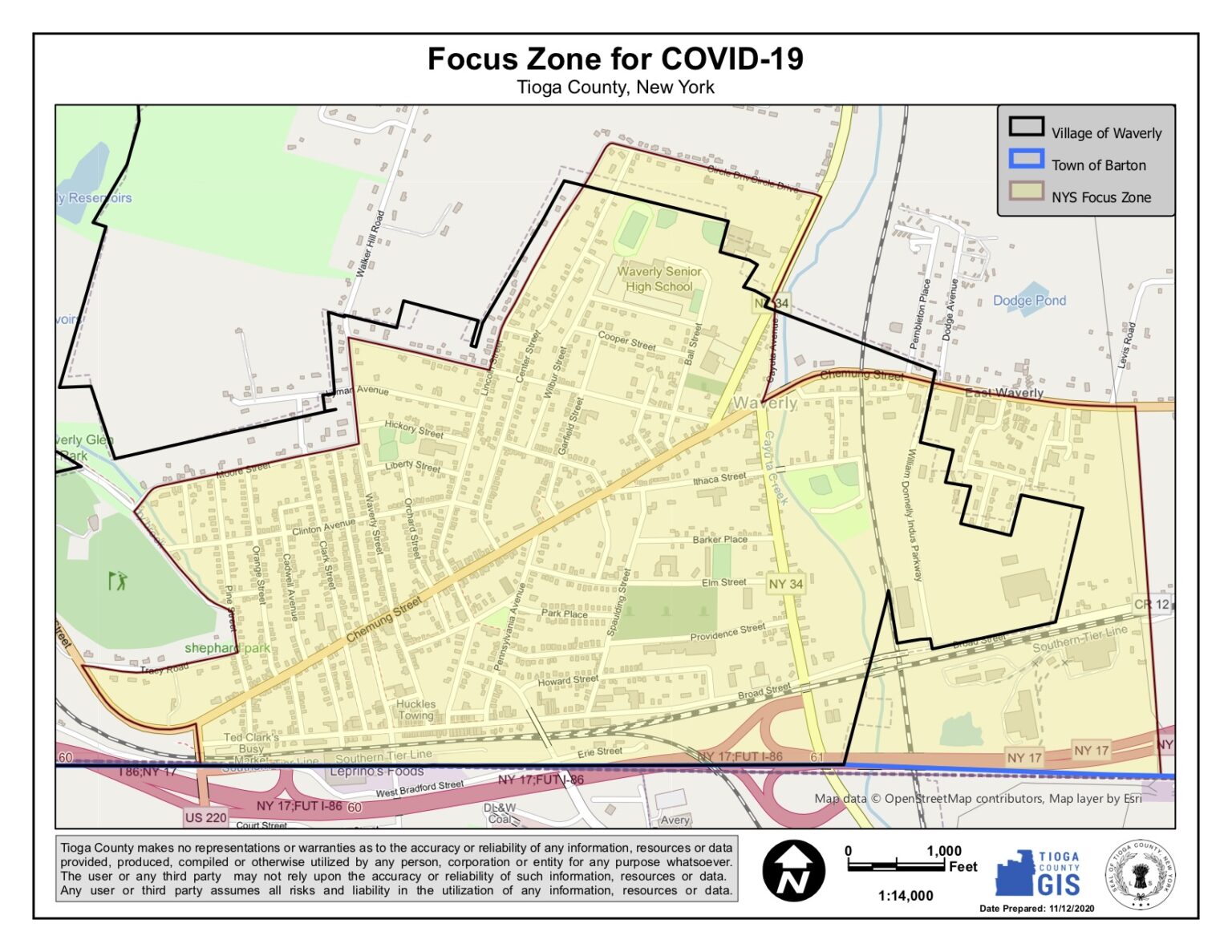 Tioga County Brief for the week of November 15, 2020 Owego Pennysaver