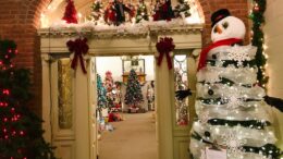 Owego’s FFA Chapter participates in this year’s O Tannenbaum fundraiser at the museum