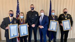 Sen. Fred Akshar honors local deputies, police and support staff for life-saving efforts