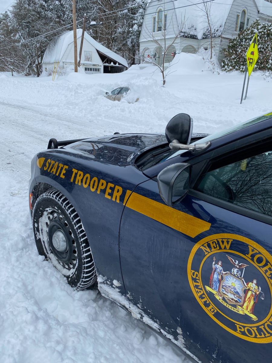 Driver stranded for hours in storm located by State Police Zone Sergeant