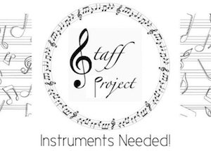 Local scout collecting for the sound of music!