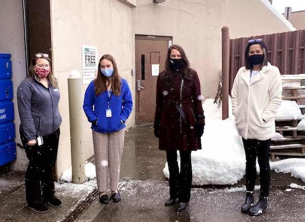 Visions FCU thanks UHS Senior Living Center staff