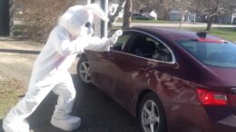 SVE drive-thru Easter Bunny Celebration