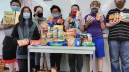 Ross Corners Christian Academy donates to The Open Door Mission in Owego