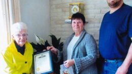 Jane Cornett initiated into the Order of the Eastern Star