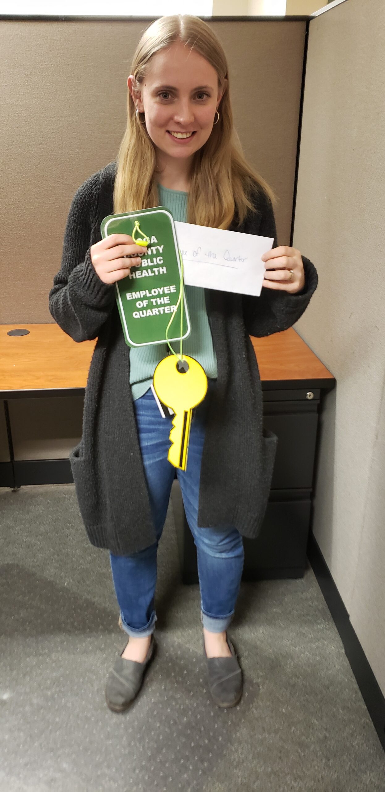 Tioga County Public Health announces their Employee of the Quarter