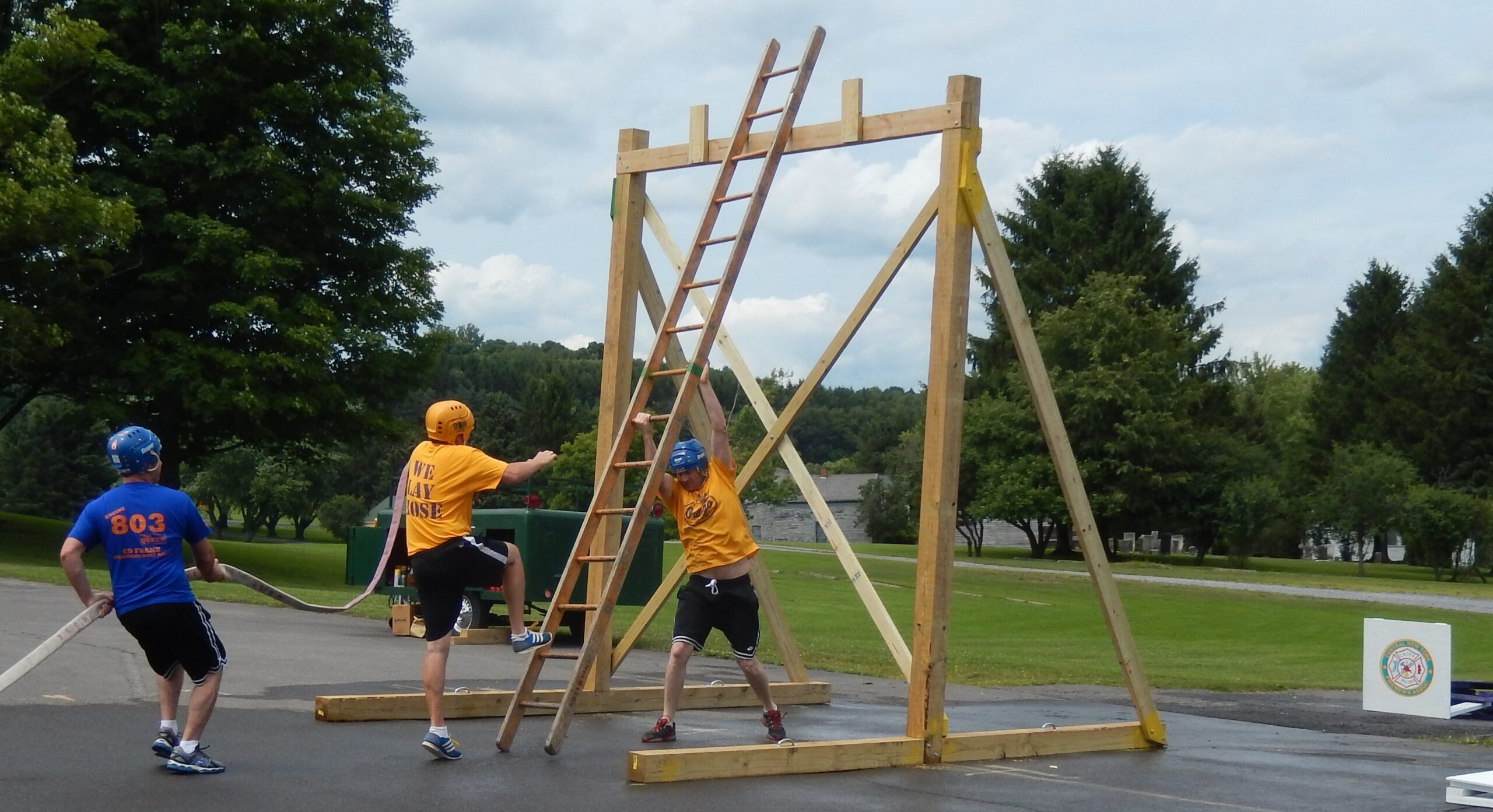 Firefighters to demonstrate skills at Convention Hose Race