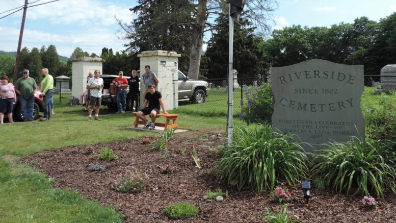 Apalachin youth dedicates bench for Eagle Scout project