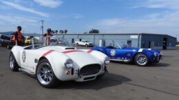 Student cars get test run at State Line in Waverly; auction taking place Friday