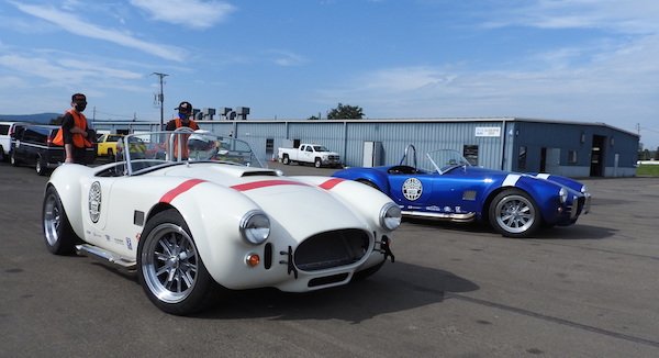 Student cars get test run at State Line in Waverly; auction taking place Friday