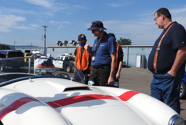 Student cars get test run at State Line in Waverly; auction taking place Friday